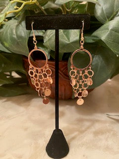 CYBER CHIME ROSE GOLD EARRING