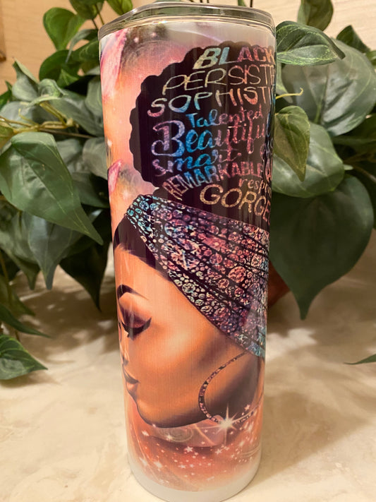 Be Beautiful 20 oz Tumbler