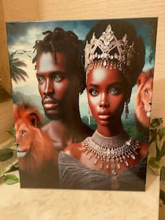 AFRICAN KING AND QUEEN